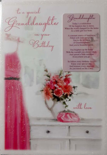 Picture of SPECIAL GRANDDAUGHTER BIRTHDAY CARD